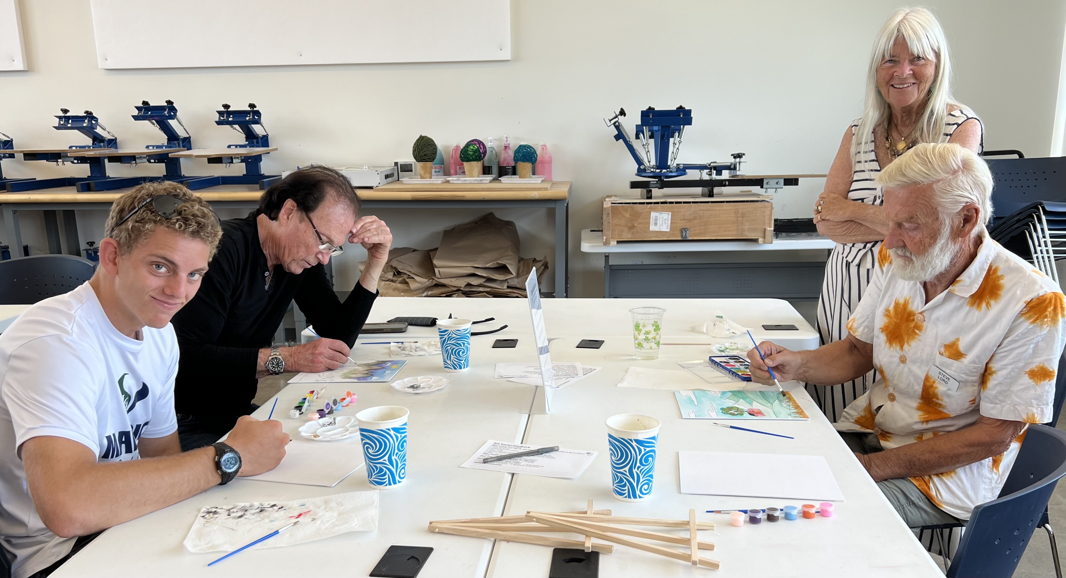 Participants of all ages created artwork and built new friendships...