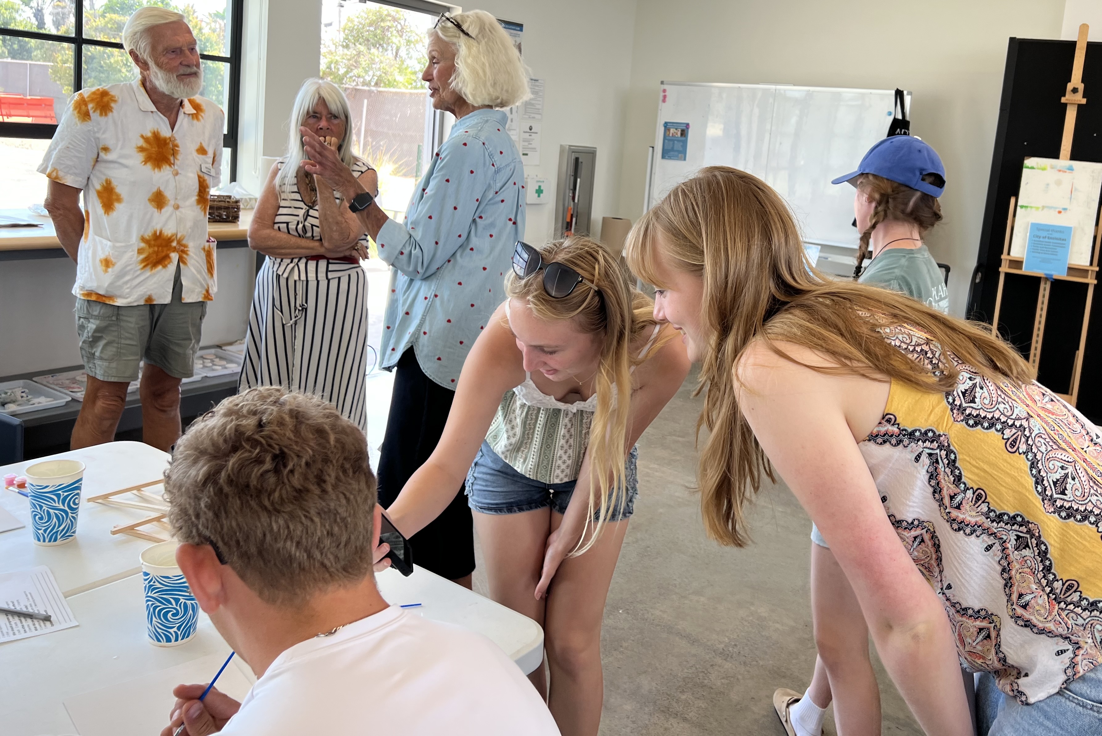 Participants of all ages created artwork and built new friendships...