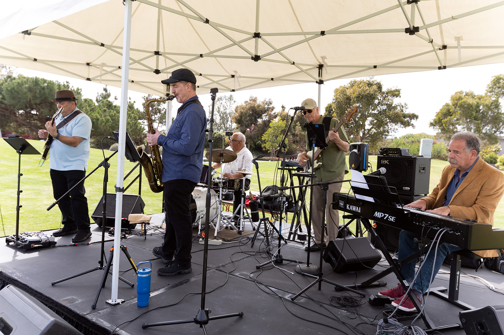 The Marcus Syndicate provided musical entertainment (Jon Clark)