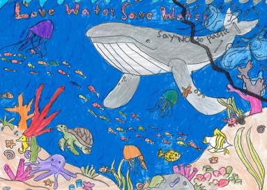Winning poster by Kira S. (Courtesy of Olivenhain Municipal Water...