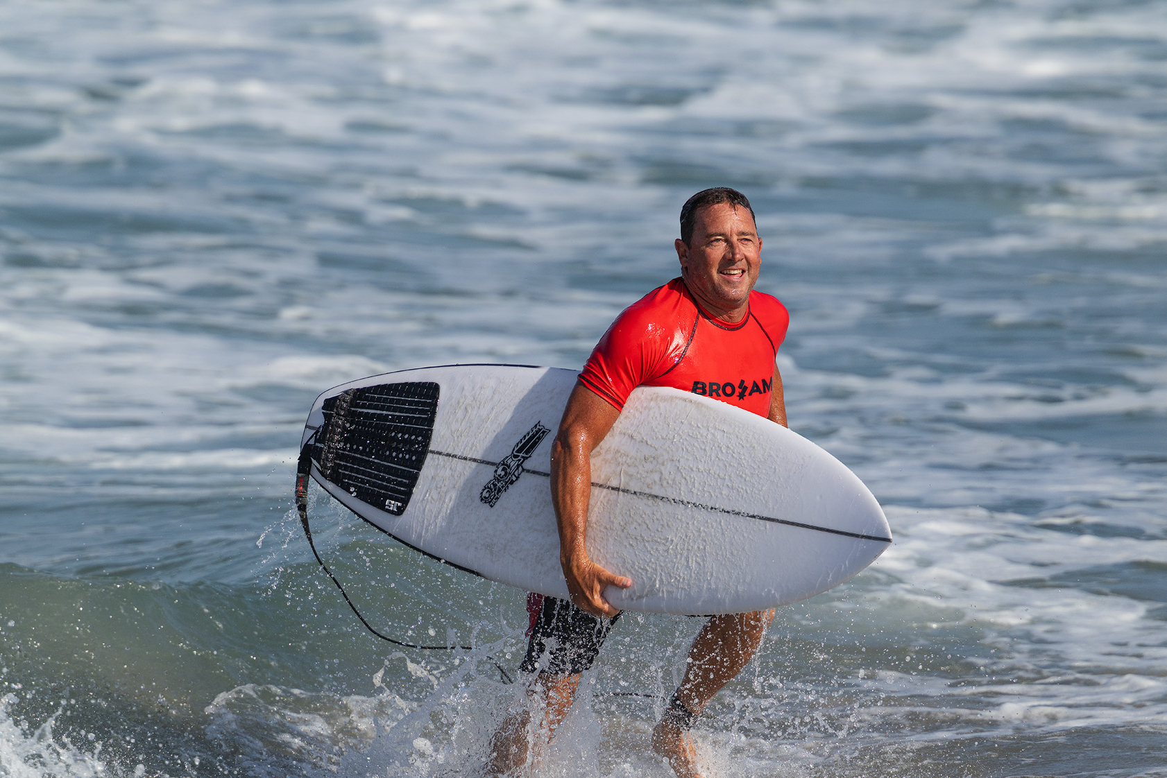 Participants in the Bro Am surf contests (Jon Clark)