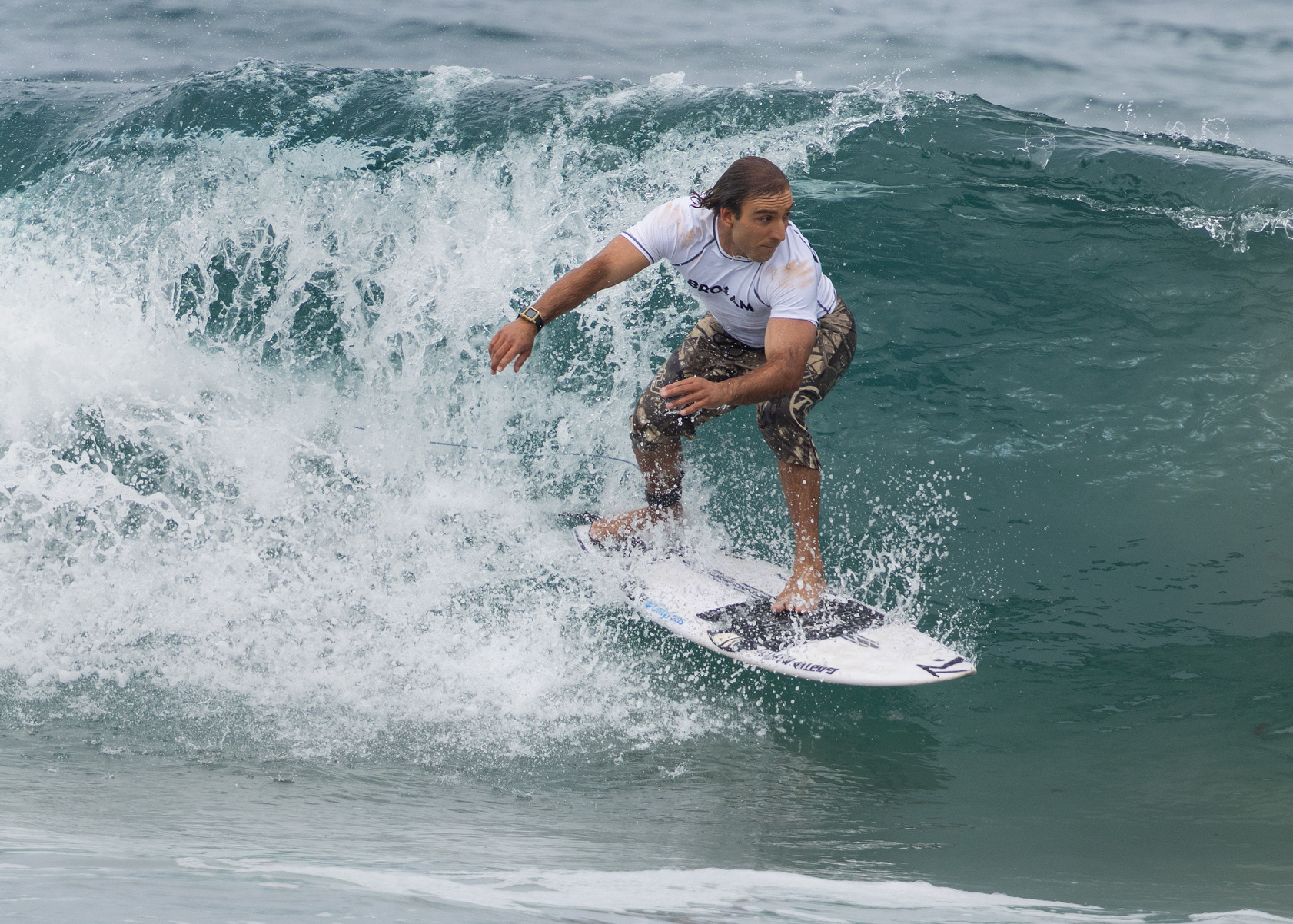Participants in the Bro Am surf contests (Jon Clark)