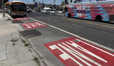 New Peak-Hour Bus Lanes on Florence and on Alvarado