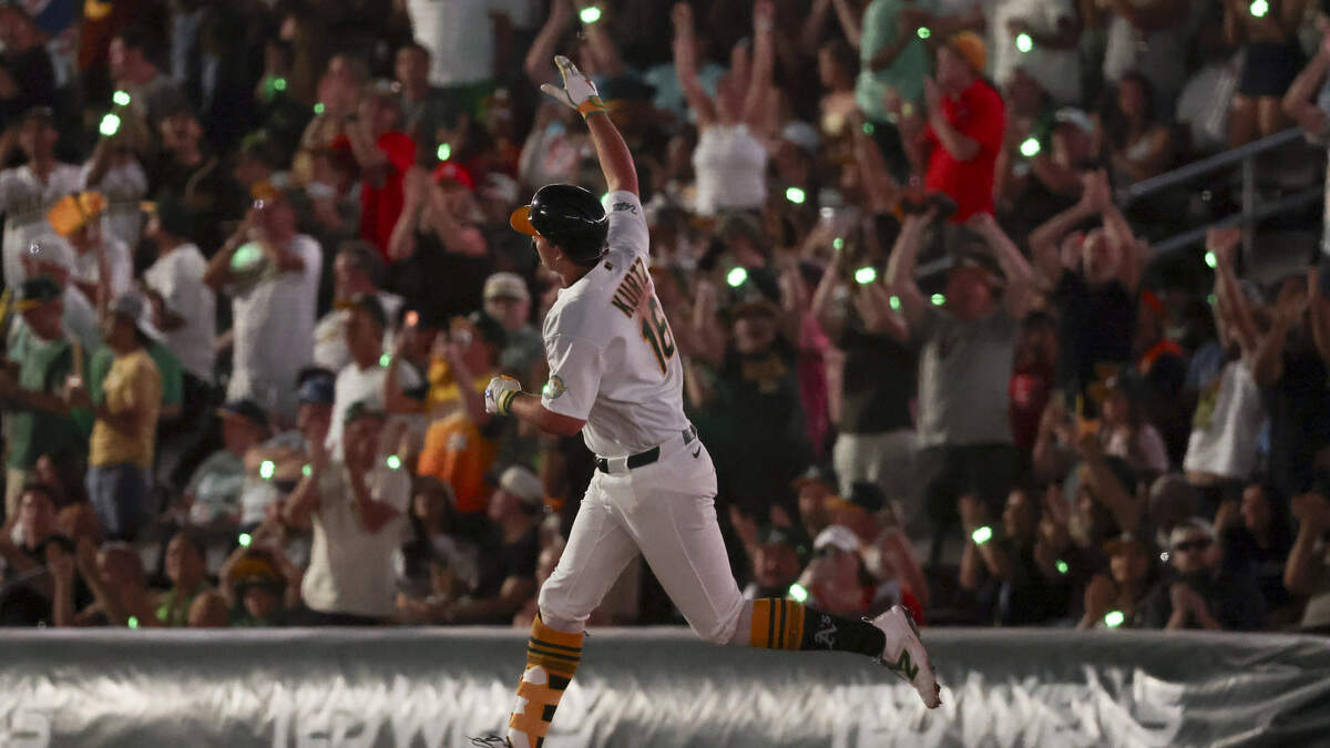 A’s slugger Nick Kurtz launches longest MLB homer of season
