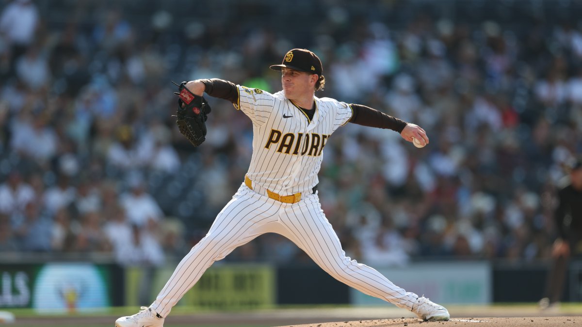 Sears sharp in season debut, Padres complete sweep of Braves – NBC 7 San Diego