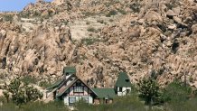 The Antelope Valley Indian Museum is nestled at the foot of a butte and displays artifacts of the Gr