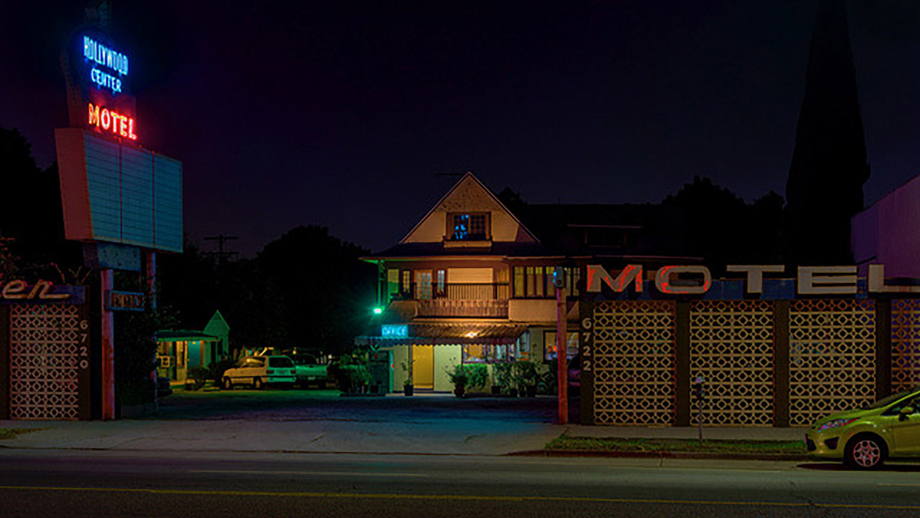 The motel in 2014, in better — but still pretty seedy — days