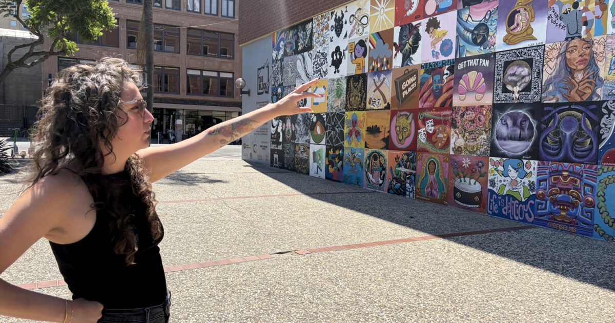 A San Jose artist who chose to serve artists