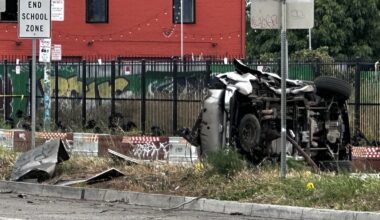2 dead in Fruitvale crash; OPD officer and suspected driver in hospital
