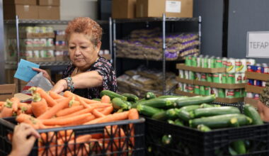 Fresh produce is available at the Dolphin Food Market at Pacific Drive Elementary School in Fullerton. The food pantry serves families throughout the year, including during the summer months.