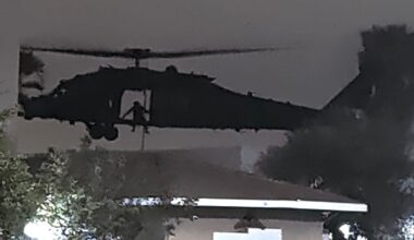 Long Beach sounded like a war zone last night thanks to a U.S. Army training exercise