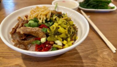 Slurp thick rice noodles at Old Gui Lin on Freeport Boulevard.