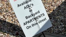 One of several unofficial signs put up by homeowners on Shoshoni St in Clairemont, June 15, 2026.