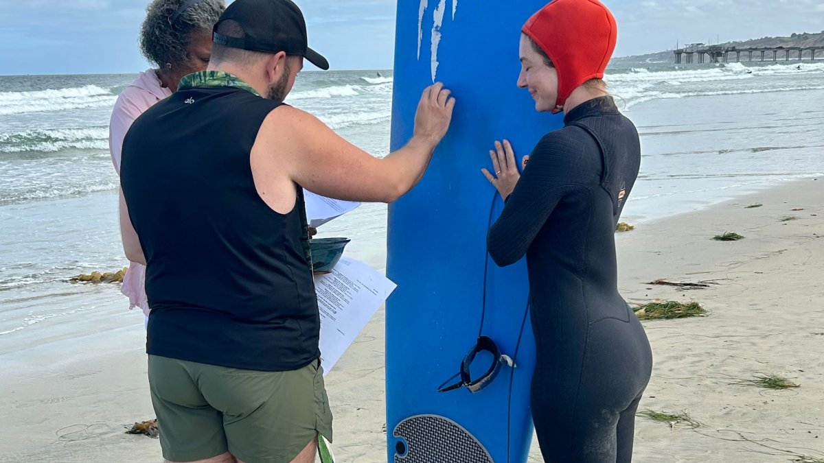 La Jolla church holds first blessing of the surfboards – NBC 7 San Diego