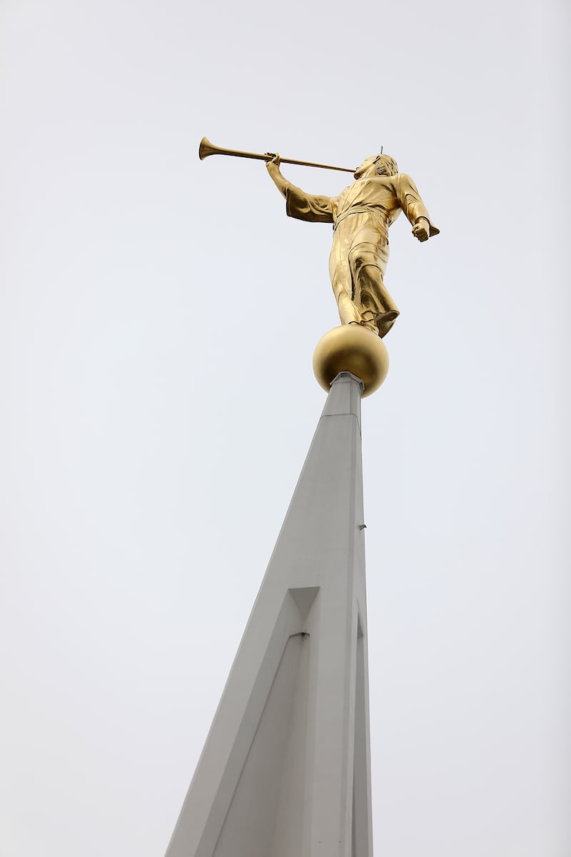 The San Diego California Temple is pictured on a media day on Monday, June 15, 2026.