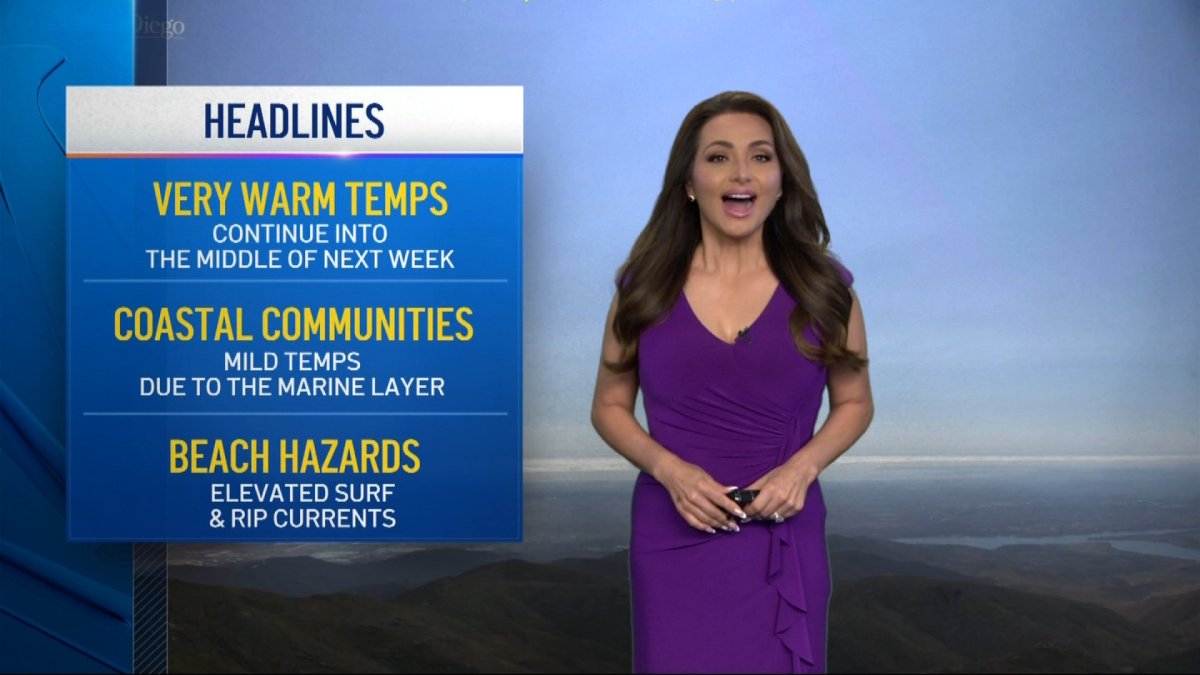 San Diego Weather: Francella Perez’s evening weather forecast for June 14, 2026 – NBC 7 San Diego