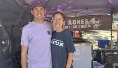 Fruit-forward Kiwi Kones ice cream at Midtown Farmers Market