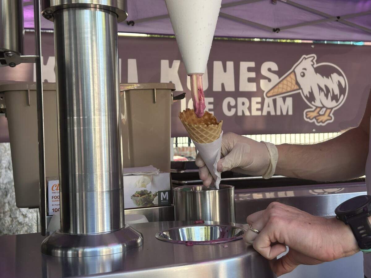 Kiwi Kones, a New Zealand inspired ice cream shop, at be found at the Midtown’s Farmer Market at 1050 20th Street.