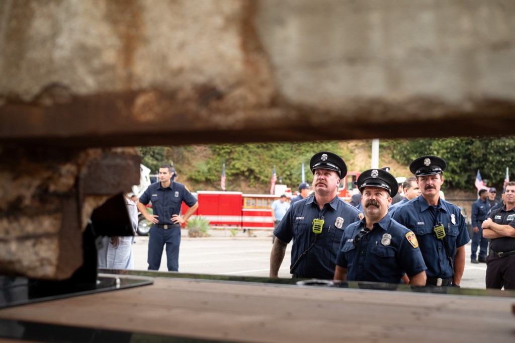 16,900-pound steel beam recovered from 9/11 attack displayed in LA – Daily News