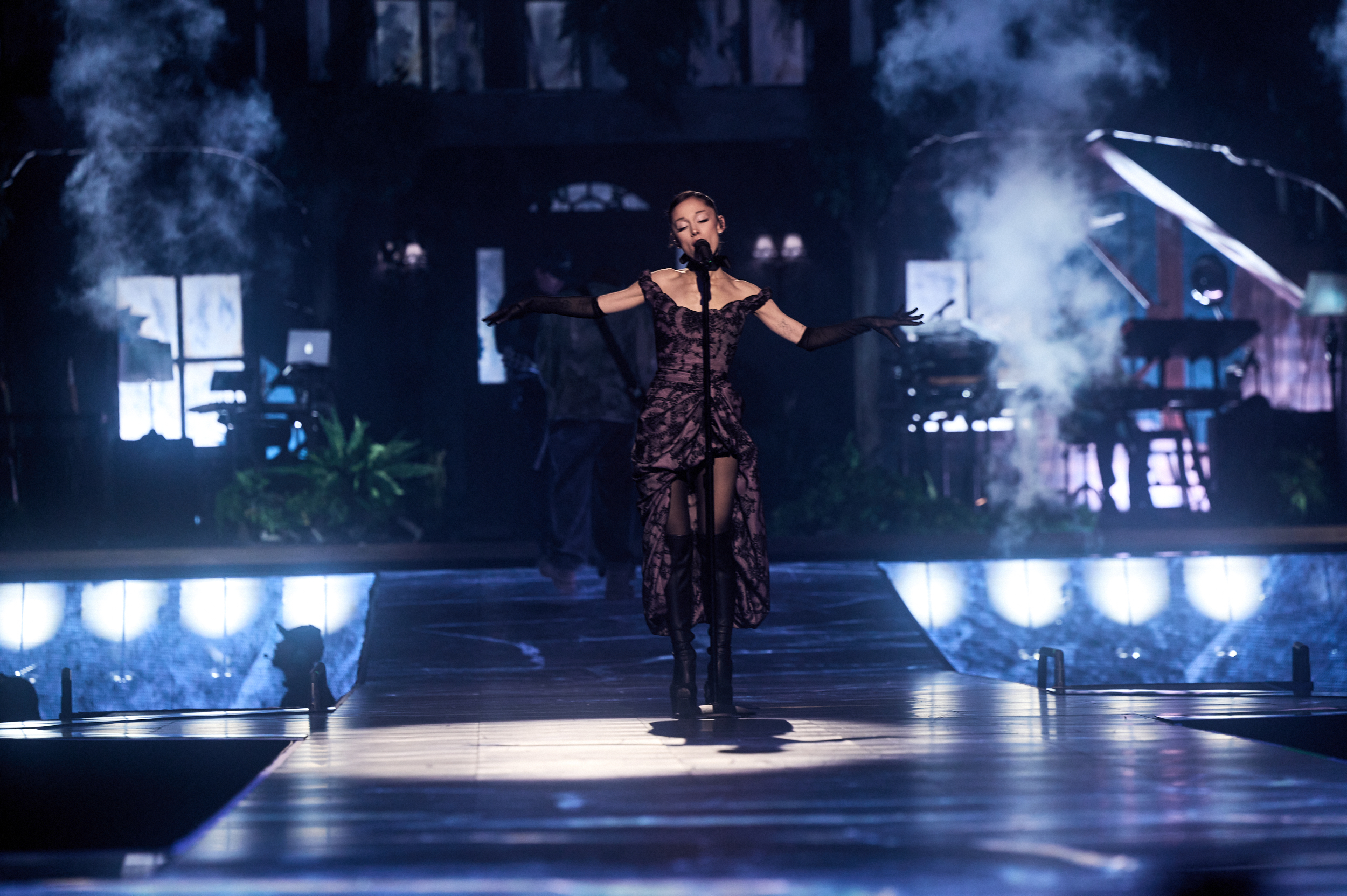 Ariana Grande kicks off the first night of her sold-out...