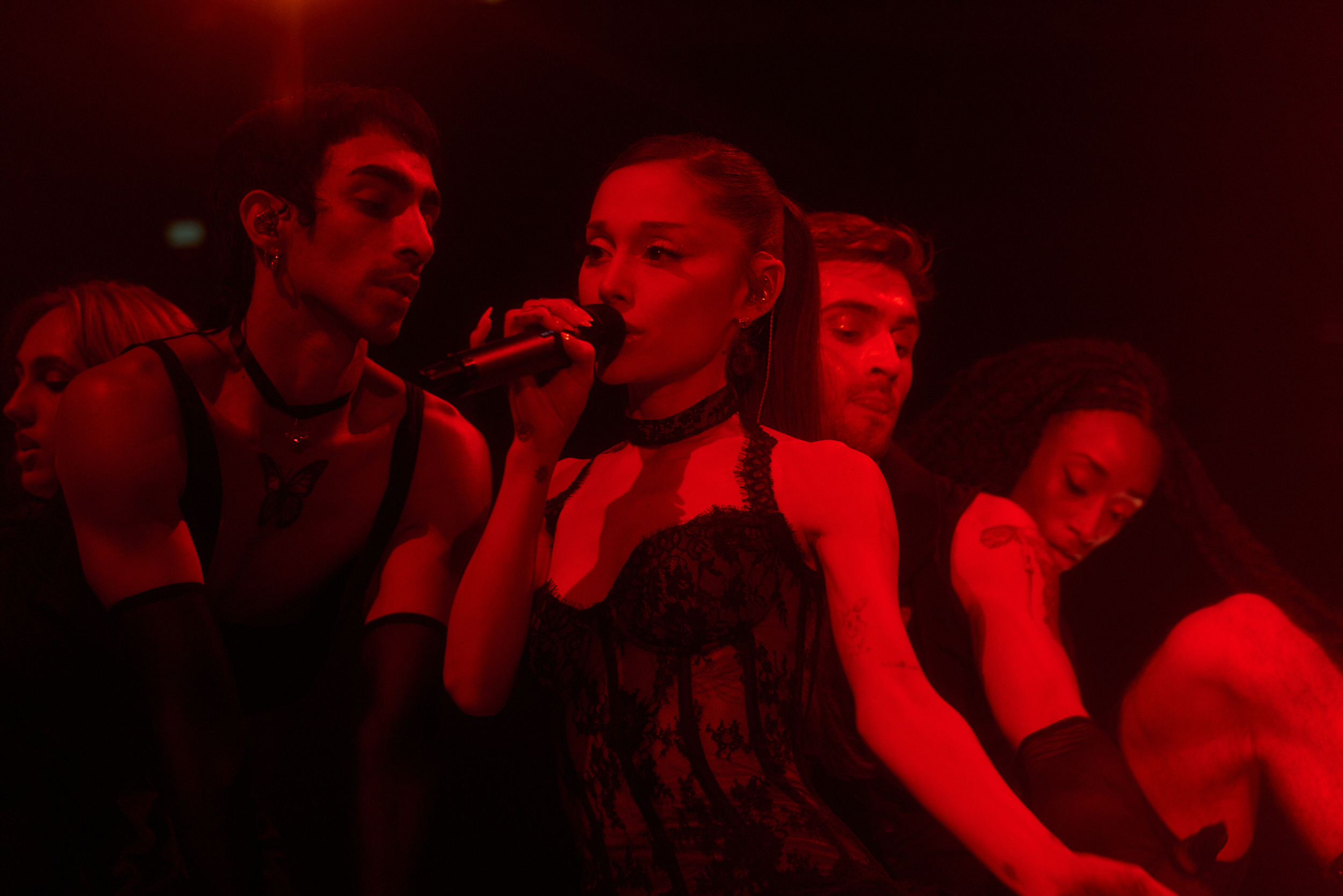 Ariana Grande kicks off the first night of her sold-out...