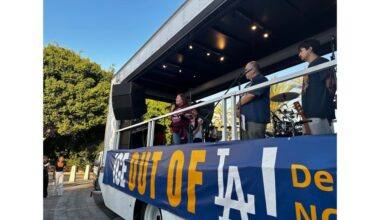 Arrests made as demonstrators mark the 1-year anniversary of large-scale immigration raids in LA – Daily News