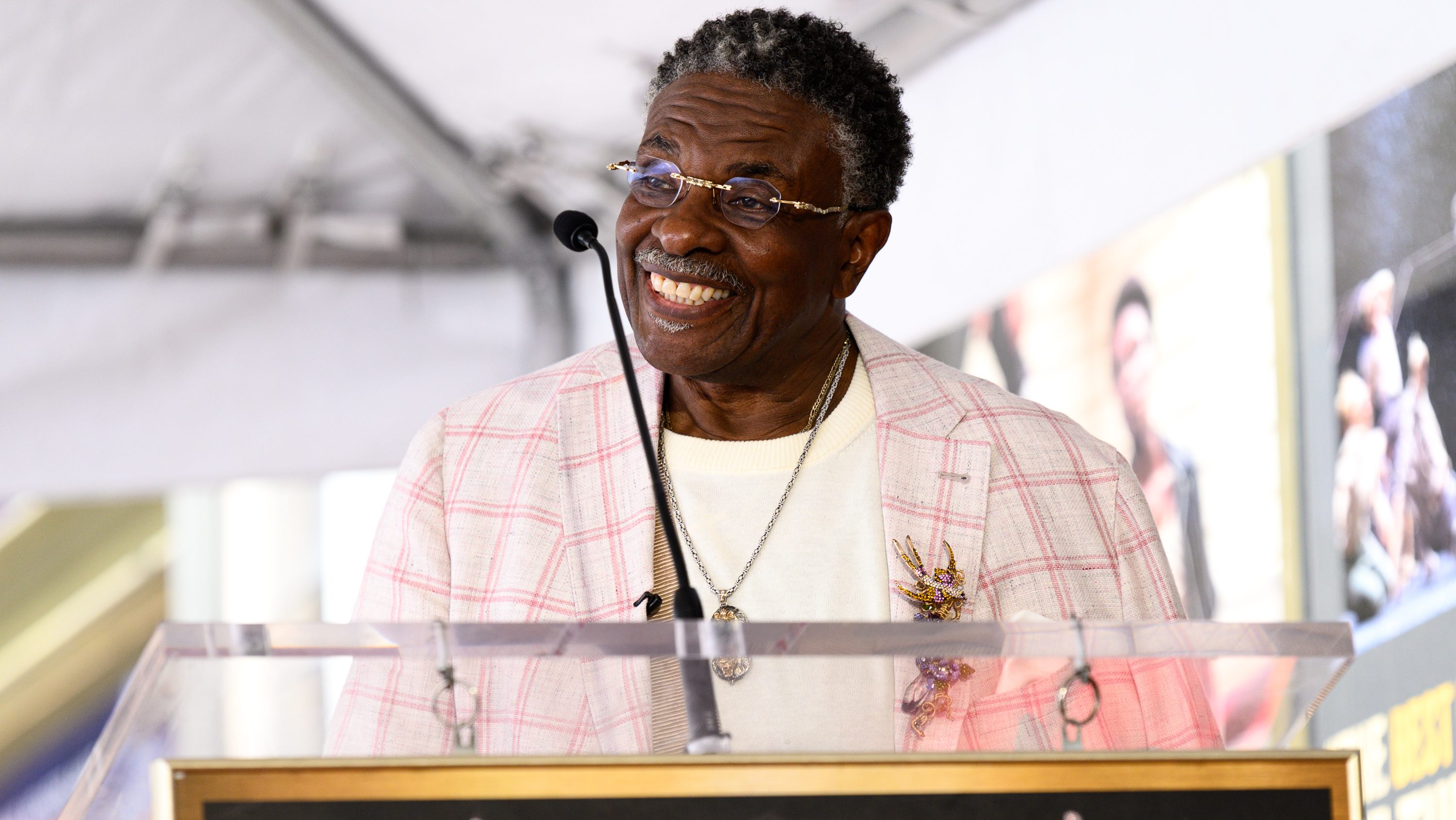 Keith David speaks at his Hollywood Walk of Fame star...