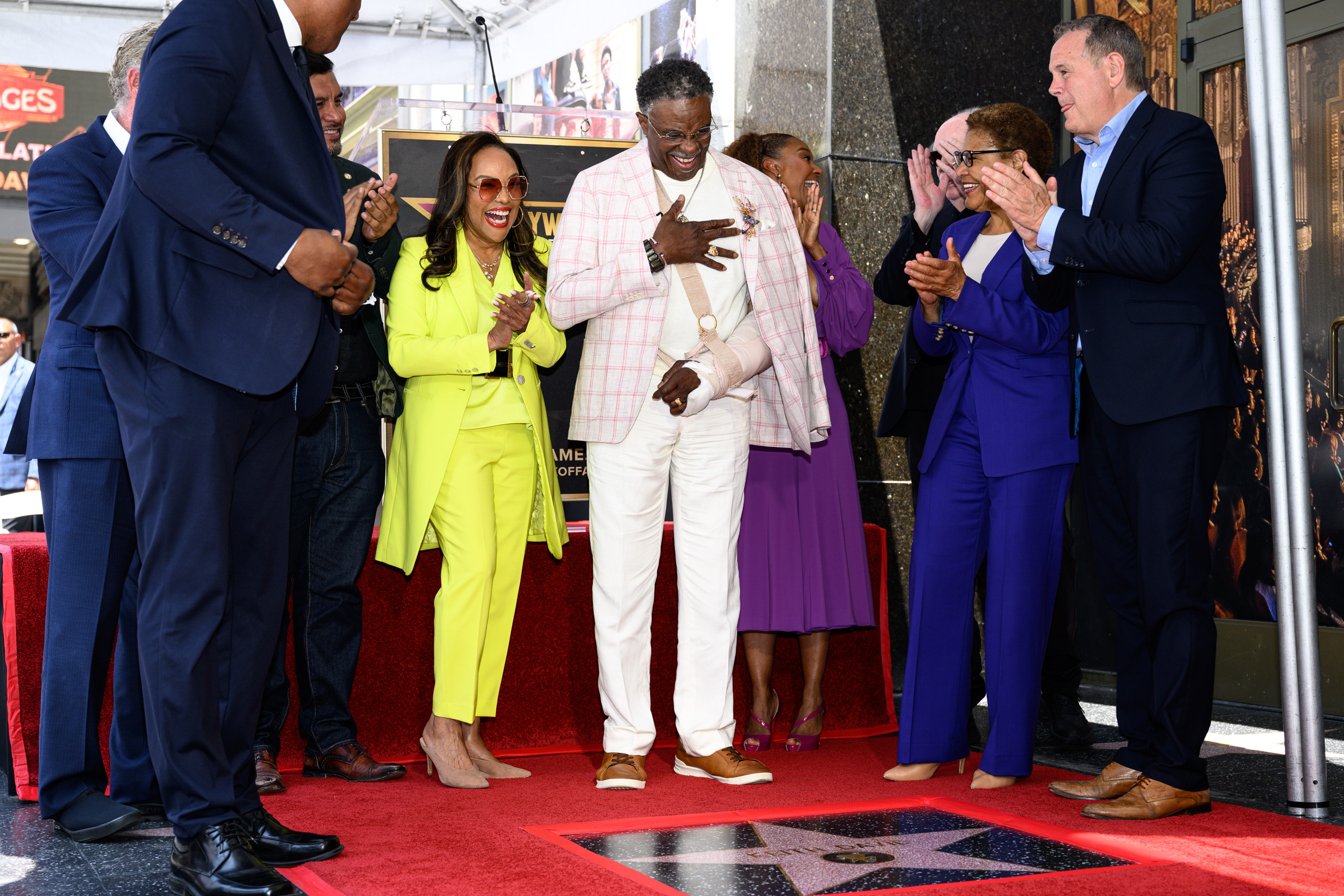 Keith David is honored with a star on the Hollywood...