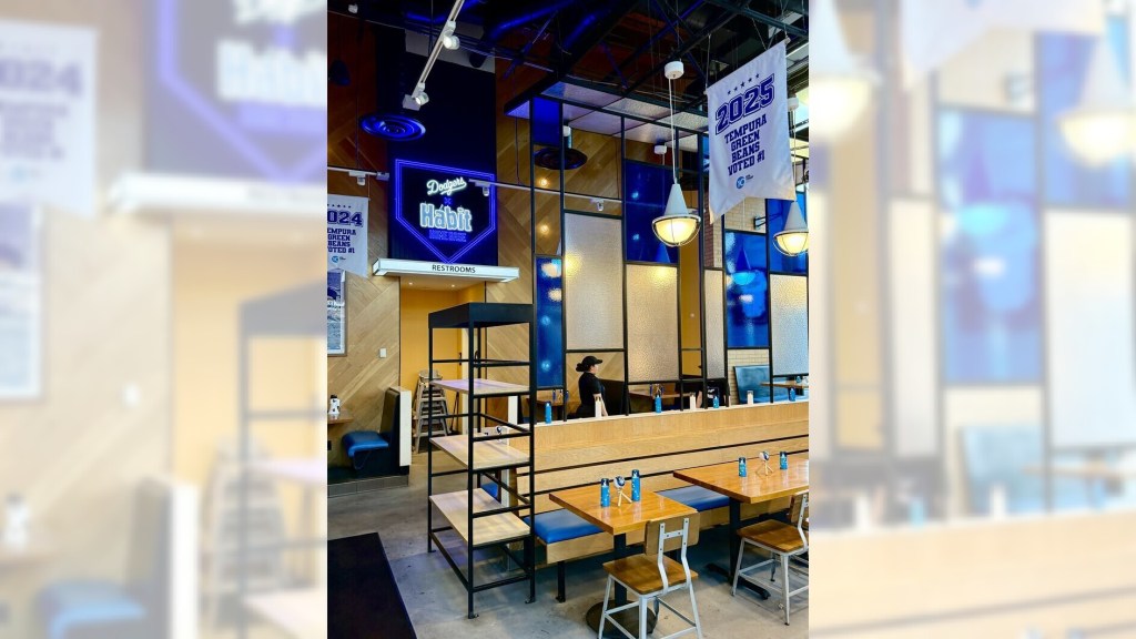 Habit Burger & Grill transforms Echo Park spot into a Dodger fan hangout – Daily News