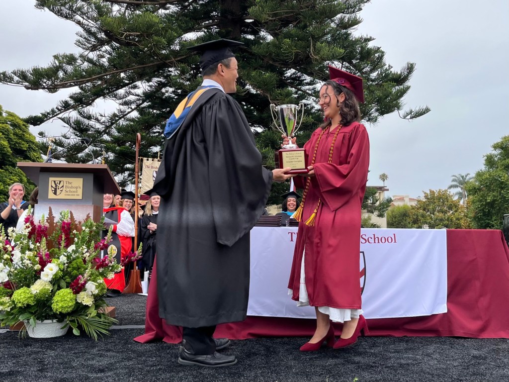 Bishop’s grad wins school’s top honor with a focus on social issues – San Diego Union-Tribune