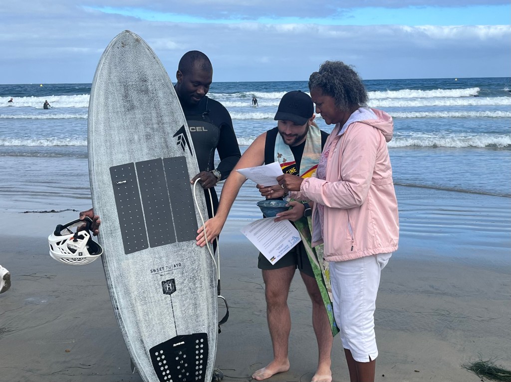 Blessed be the surfboards at inaugural gathering in La Jolla Shores – San Diego Union-Tribune