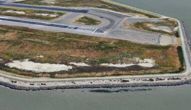 Oakland airport nears completion of $80M dike project to guard against sea level rise