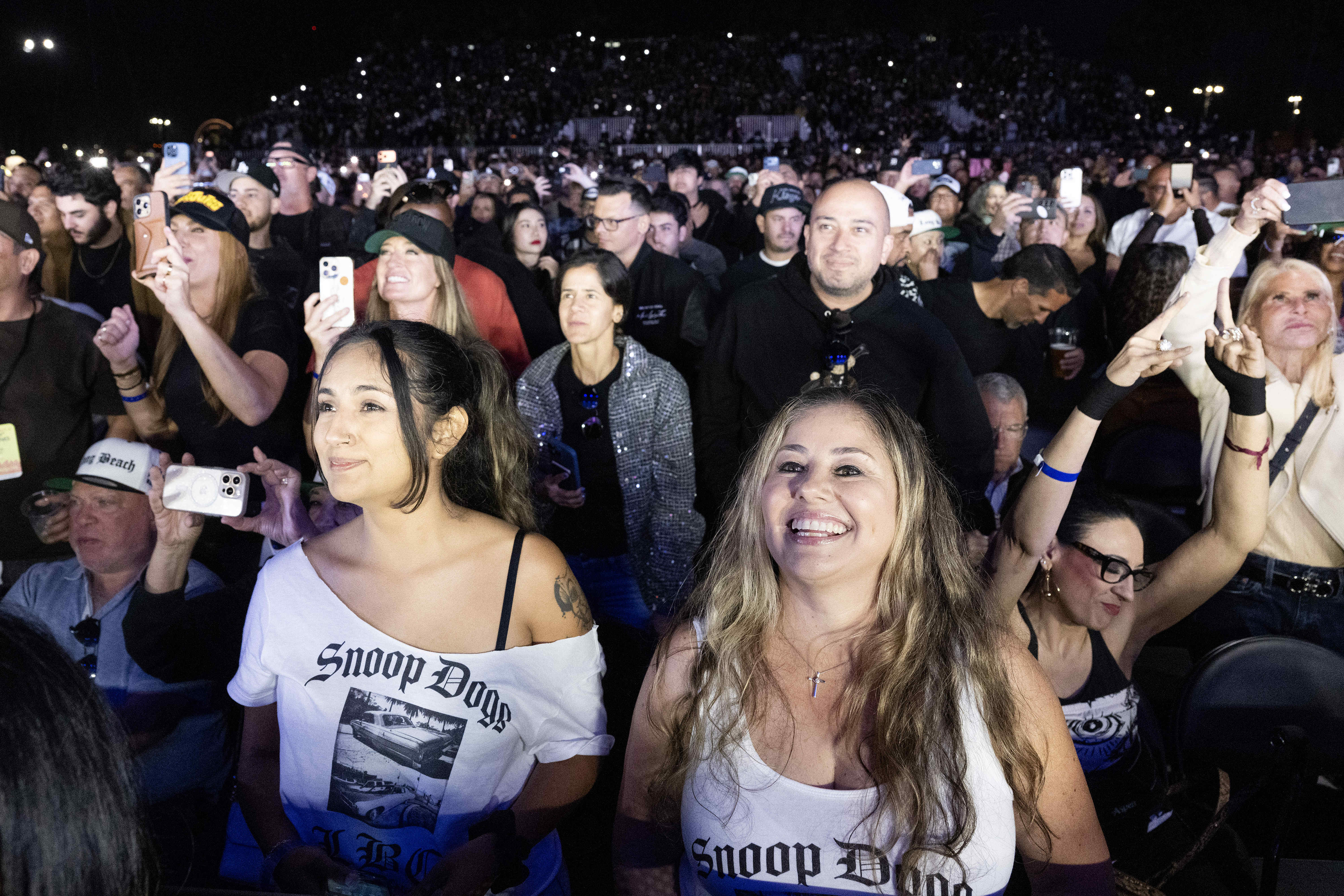Fans of Snoop Dogg attend his sold out show at...