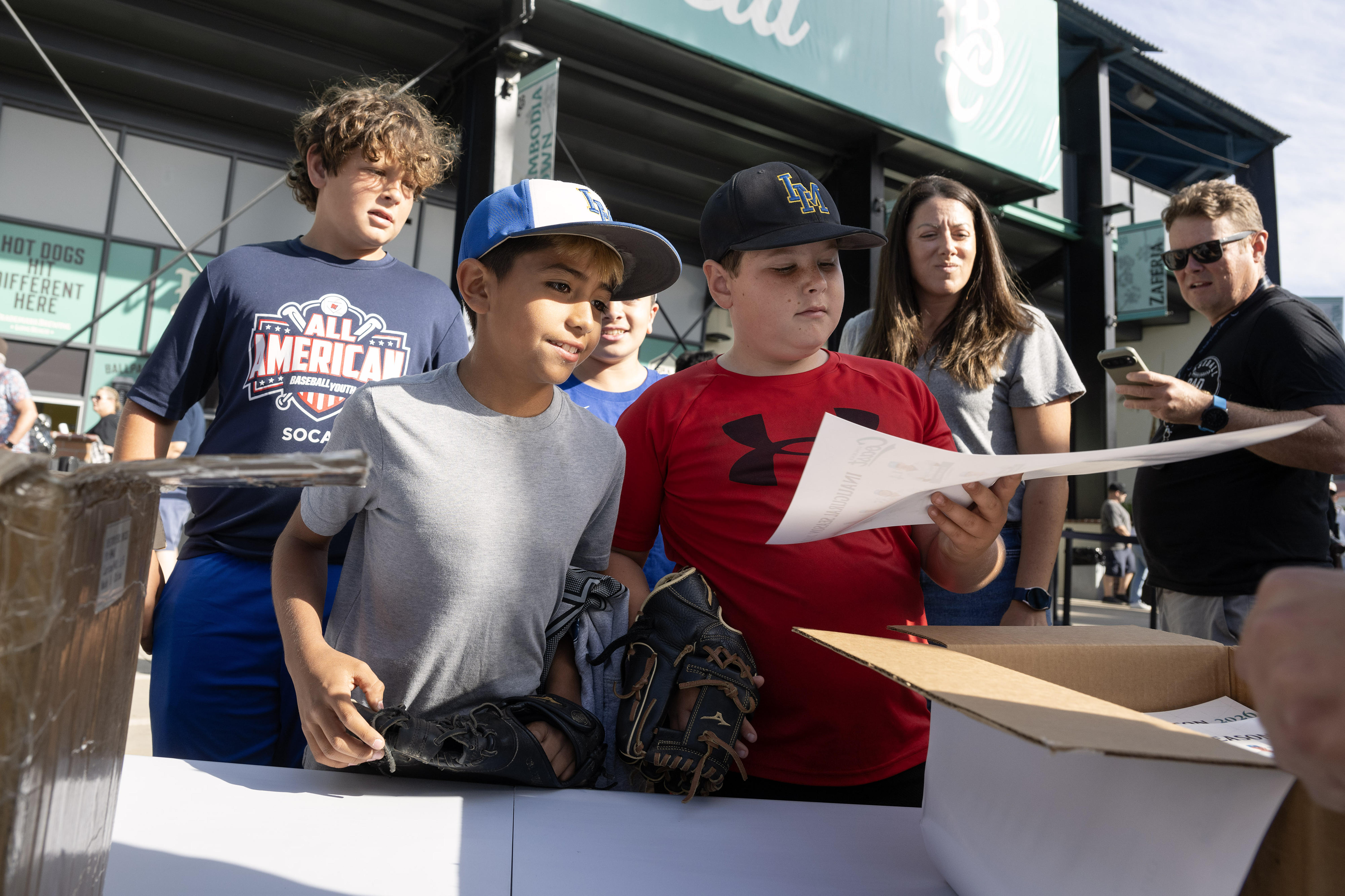 Fans of Long Beach Coast attend the inaugural opening day...