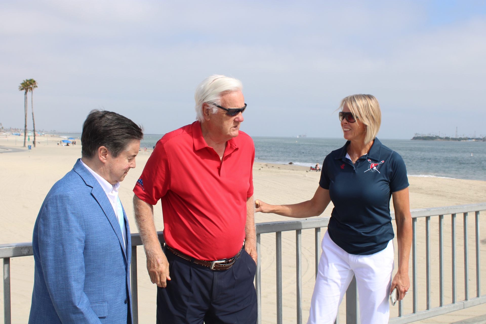 From right to left: Visit Long Beach President and CEO...