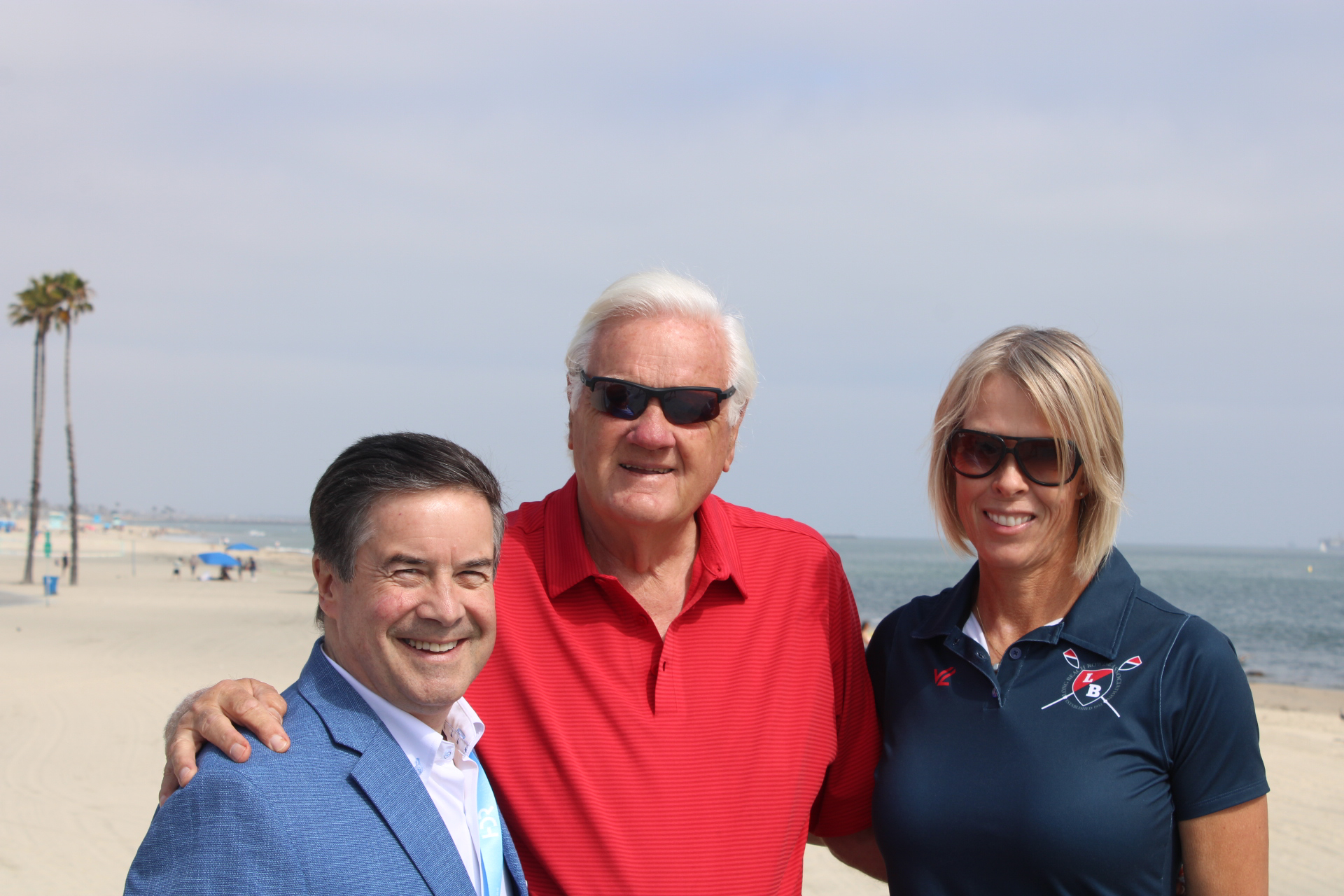 From right to left: Visit Long Beach President and CEO...