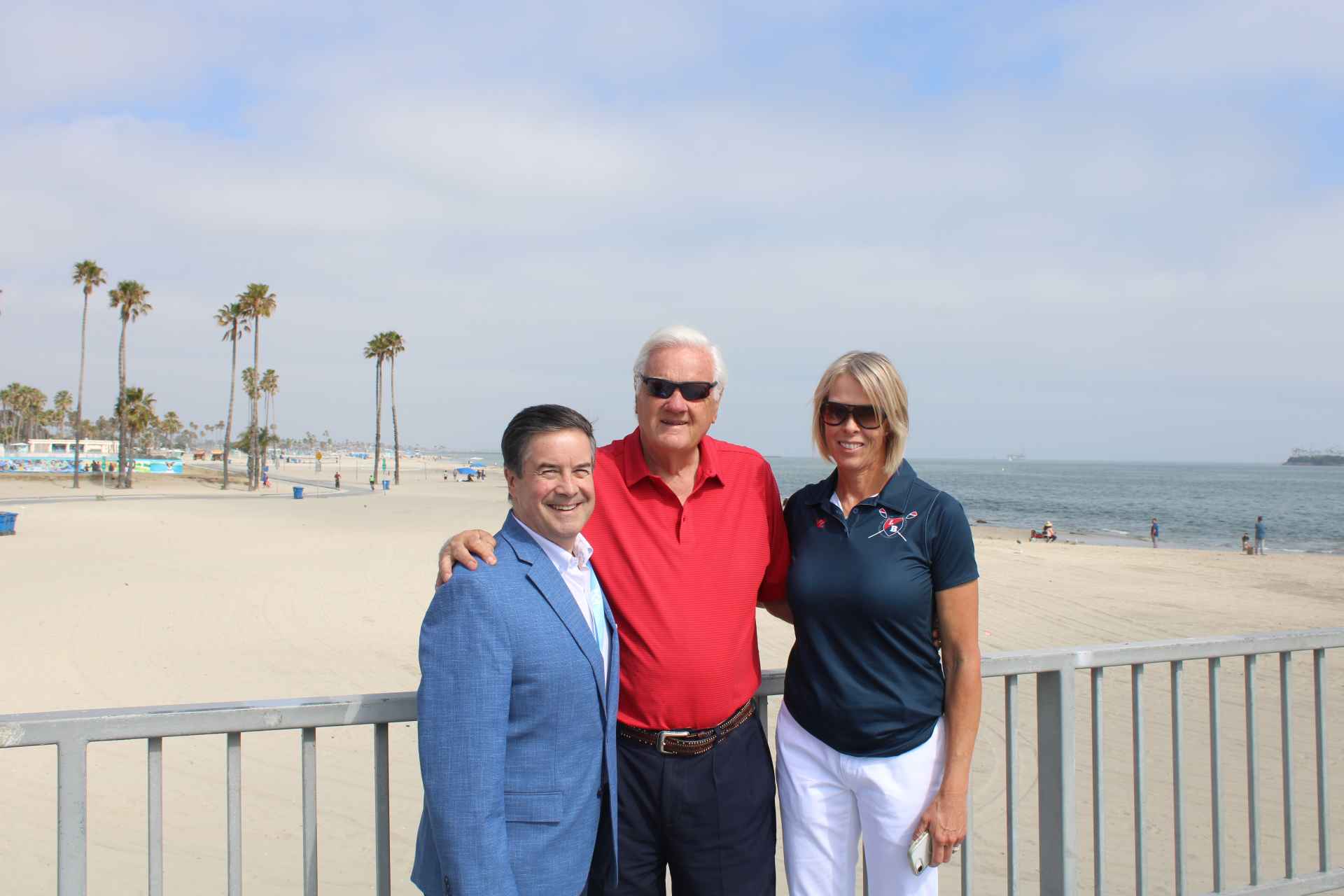 From right to left: Visit Long Beach President and CEO...