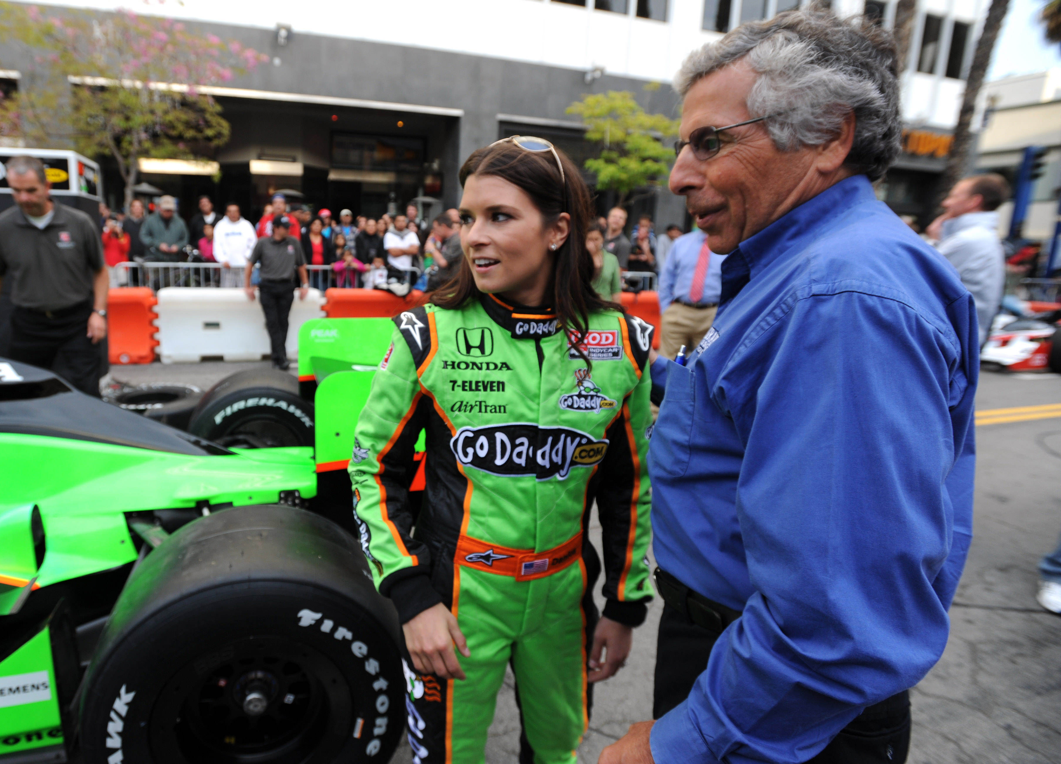 FILE Grand Prix Association CEO Jim Michaelian and driver Danica...