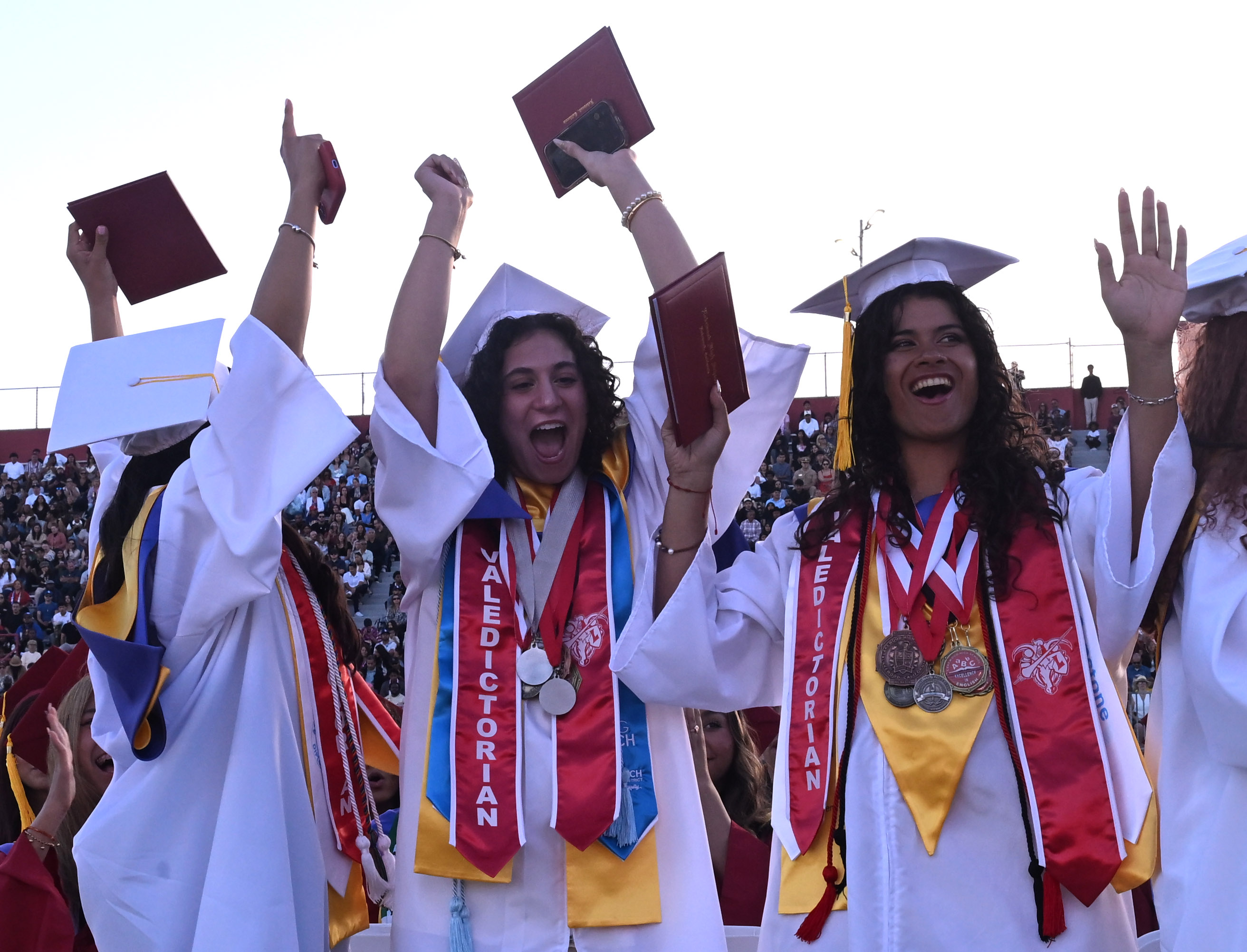 Graduates celebrate during the 2026 Lakewood High School Graduation ceremony...