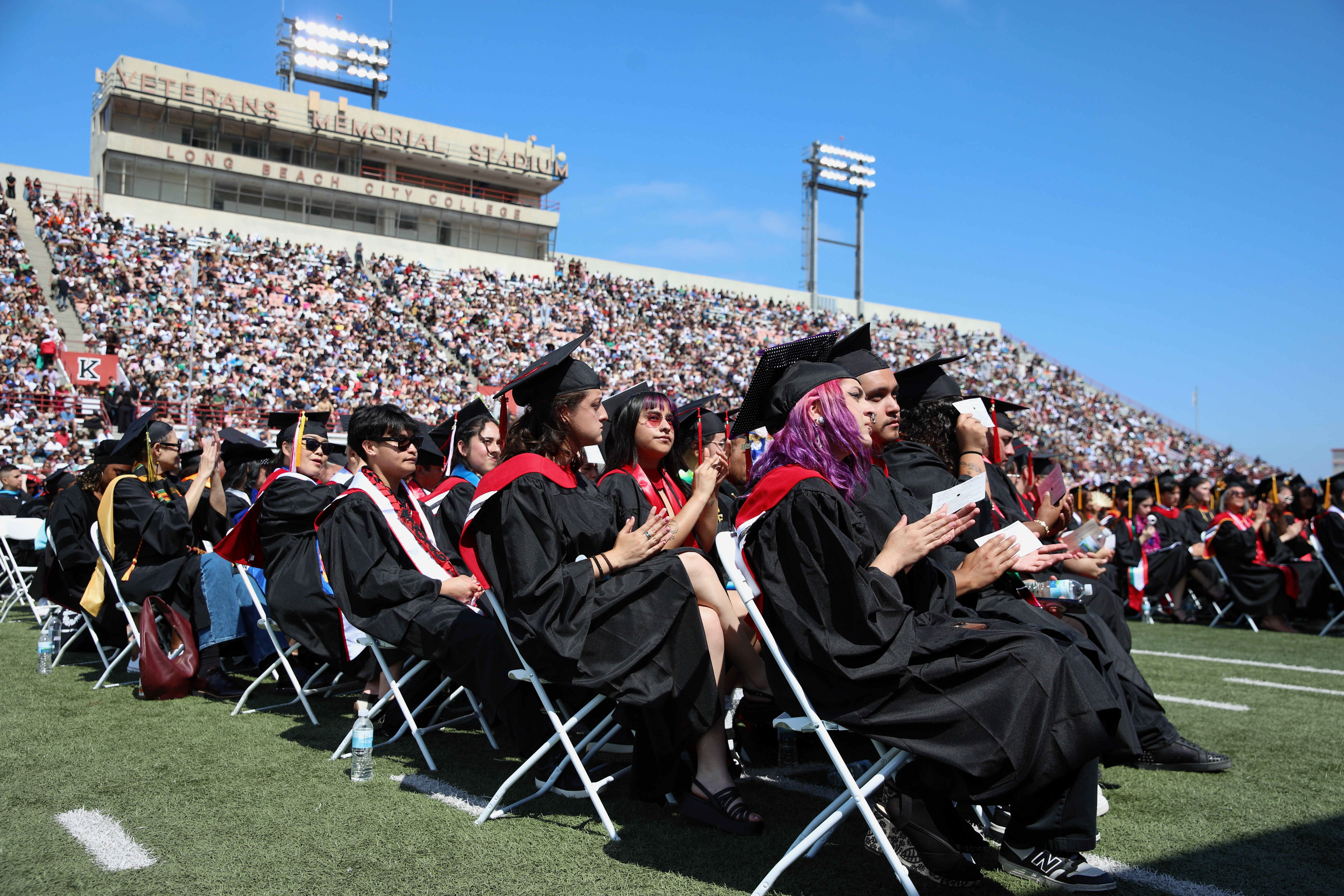 The Class of 2026 assembles for Long Beach City Collegeâs...