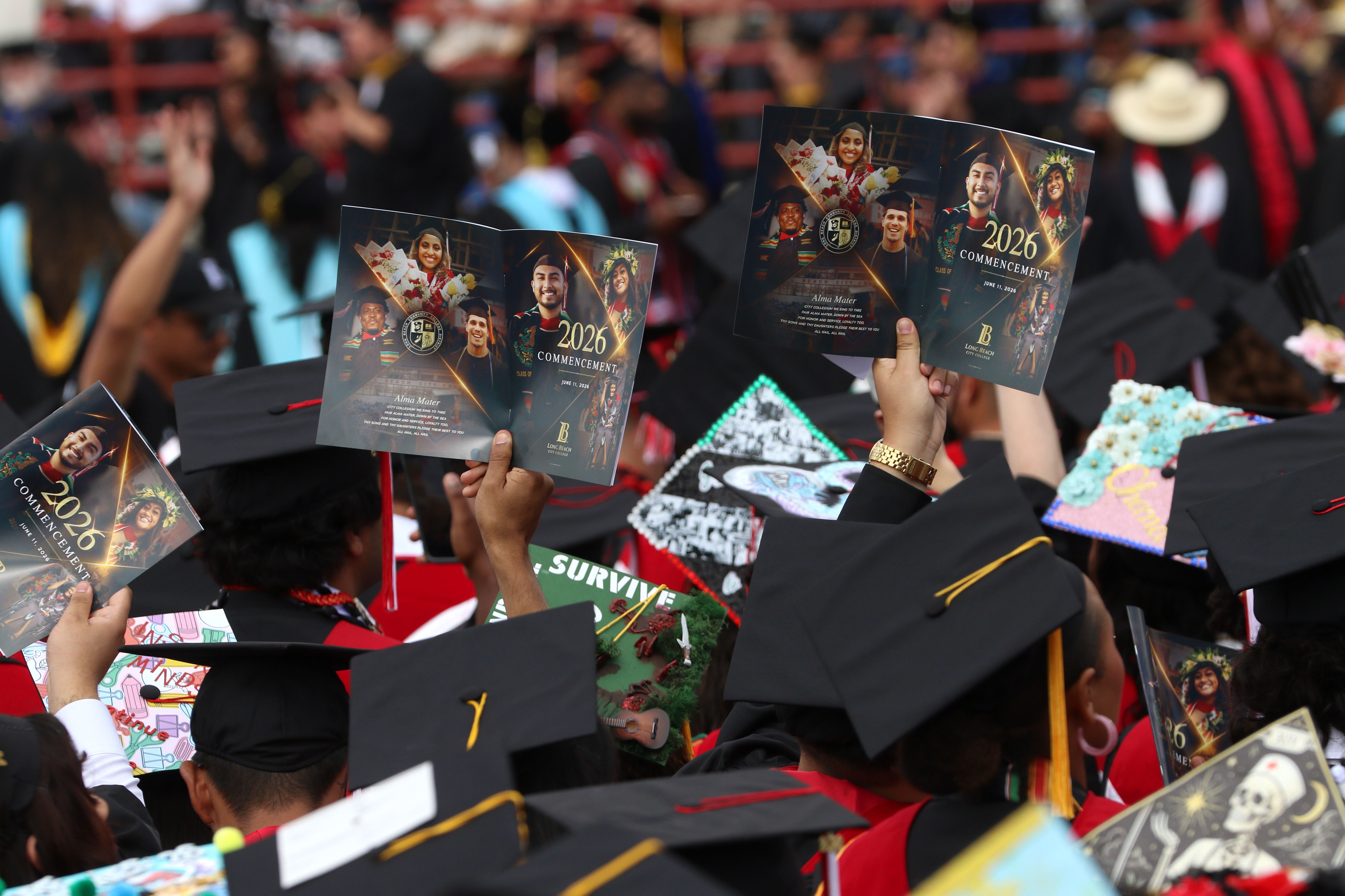The Class of 2026 assembles for Long Beach City Collegeâs...