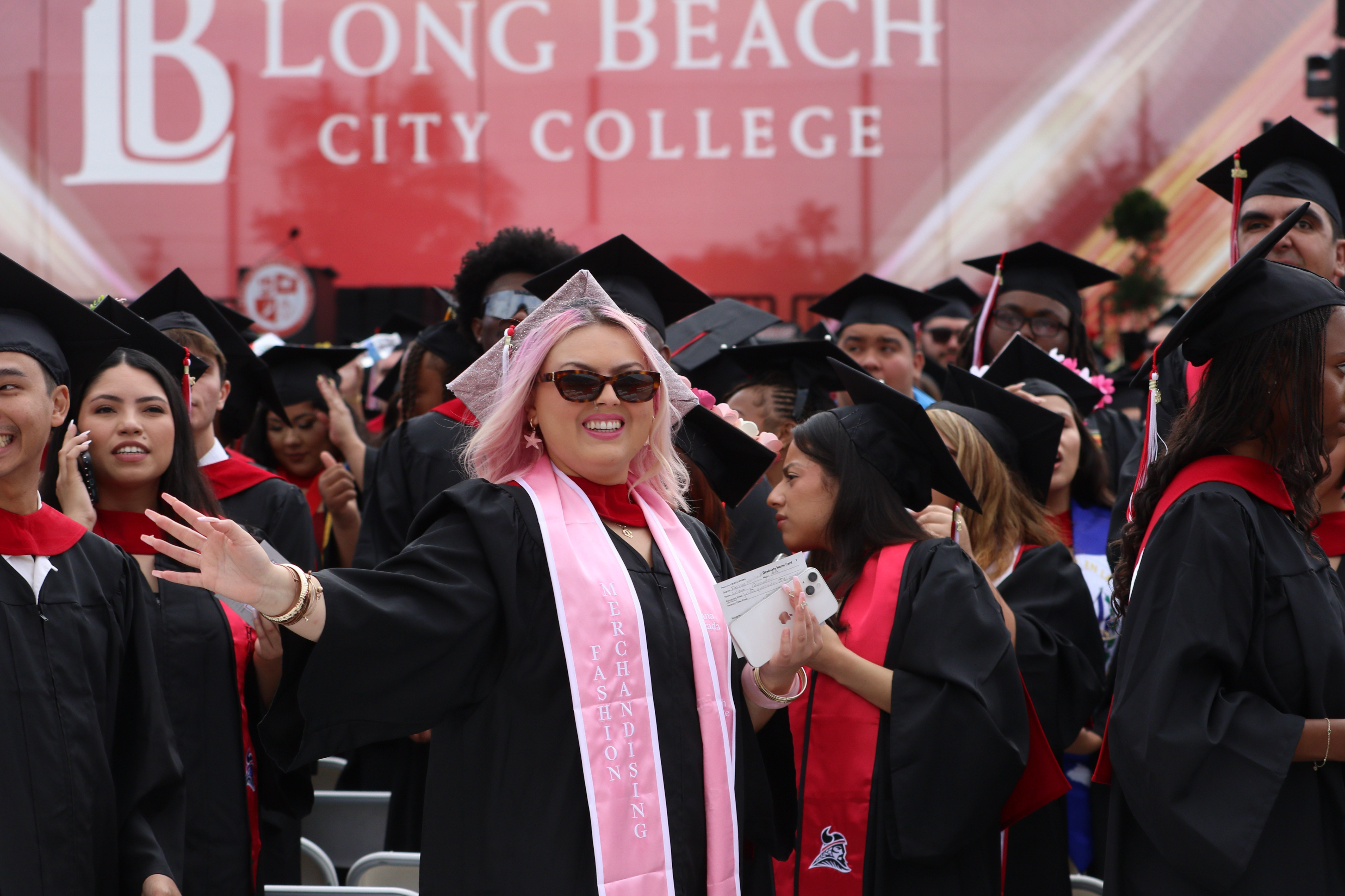 The Class of 2026 assembles for Long Beach City Collegeâs...