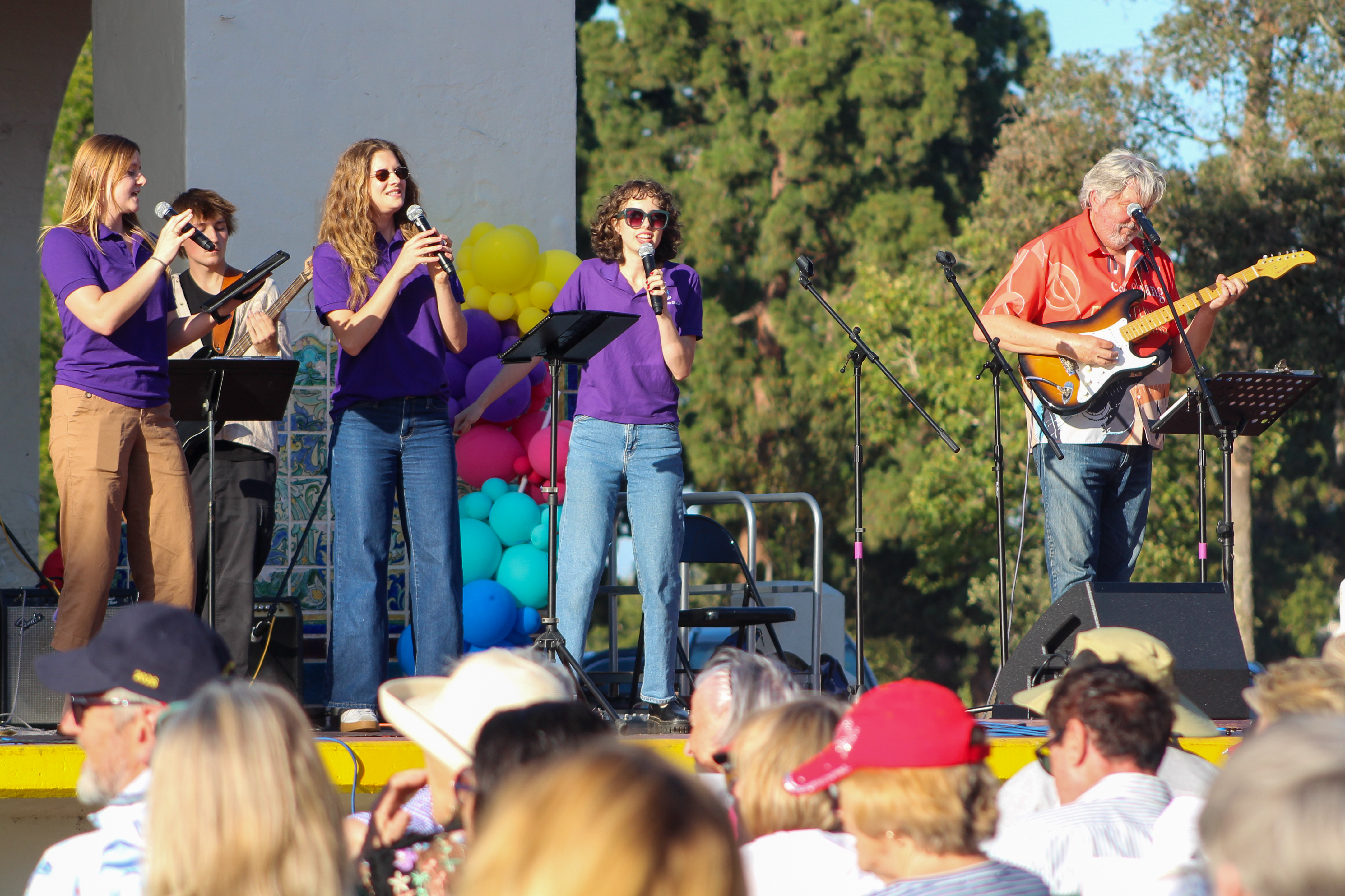 Long Beach Youth Chorus staff performed at the second annual...