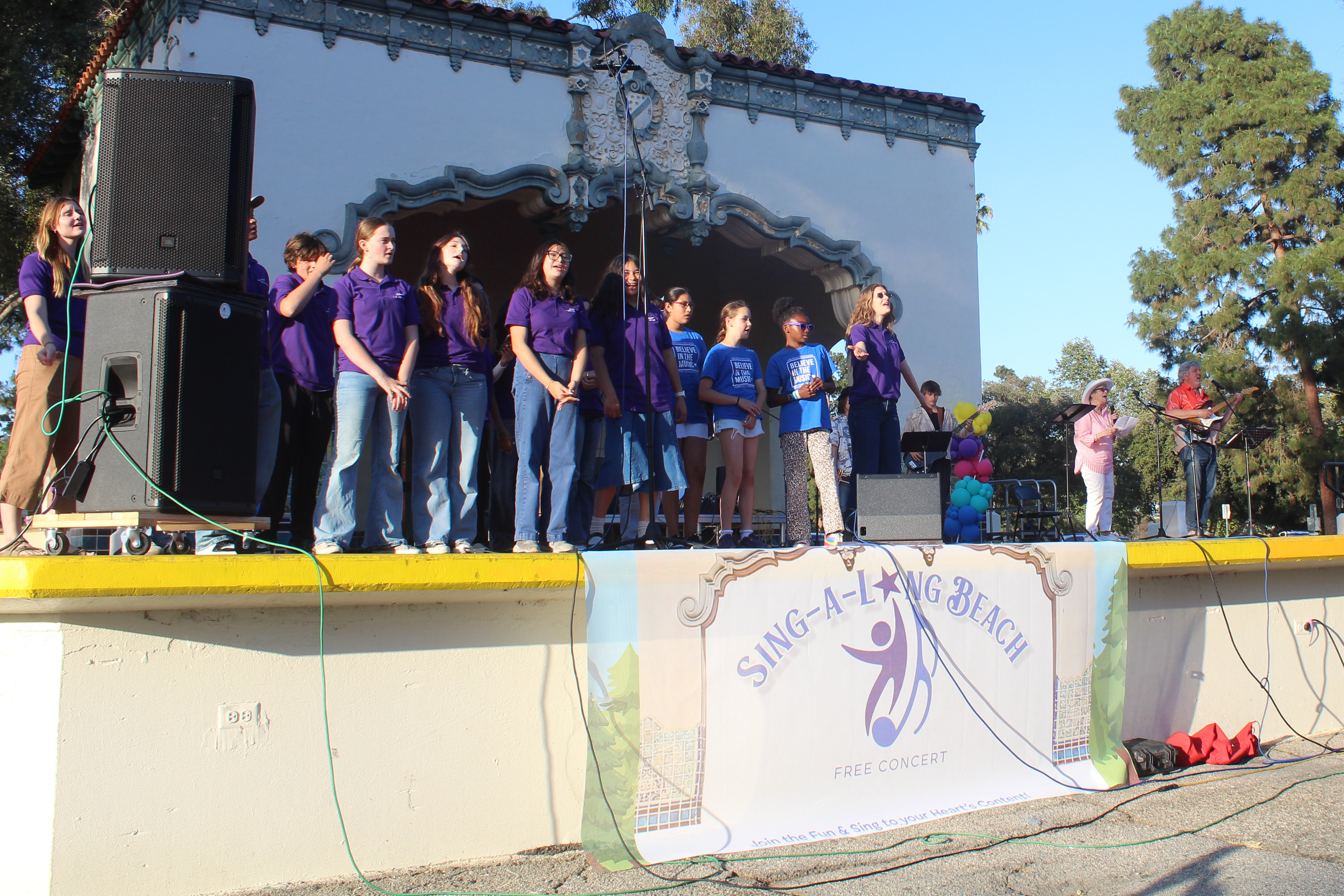 Long Beach Youth Chorus members and staff performed “Hey Jude”...