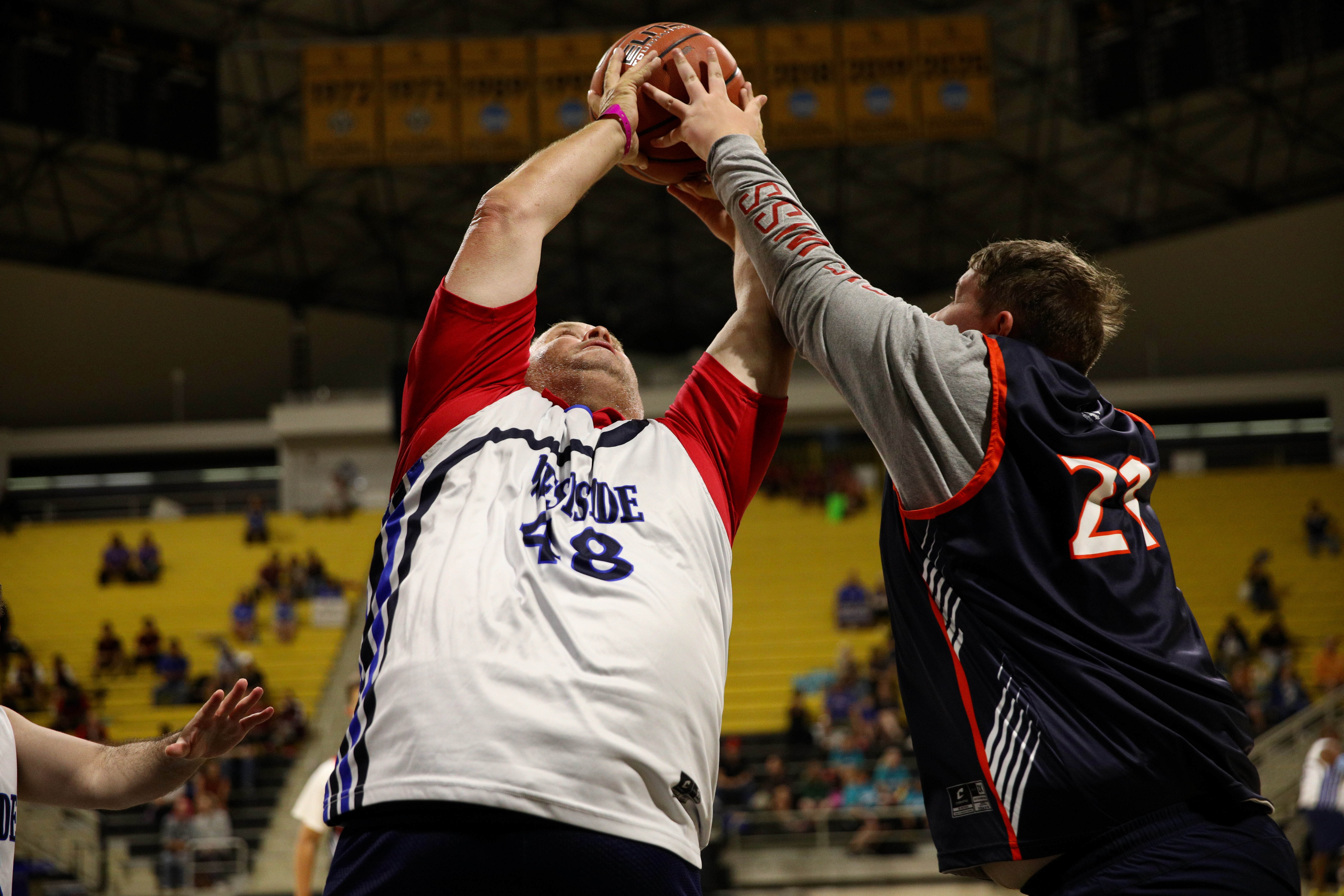 A Westside All-Star battles a San Diego Sea Unicorn for...