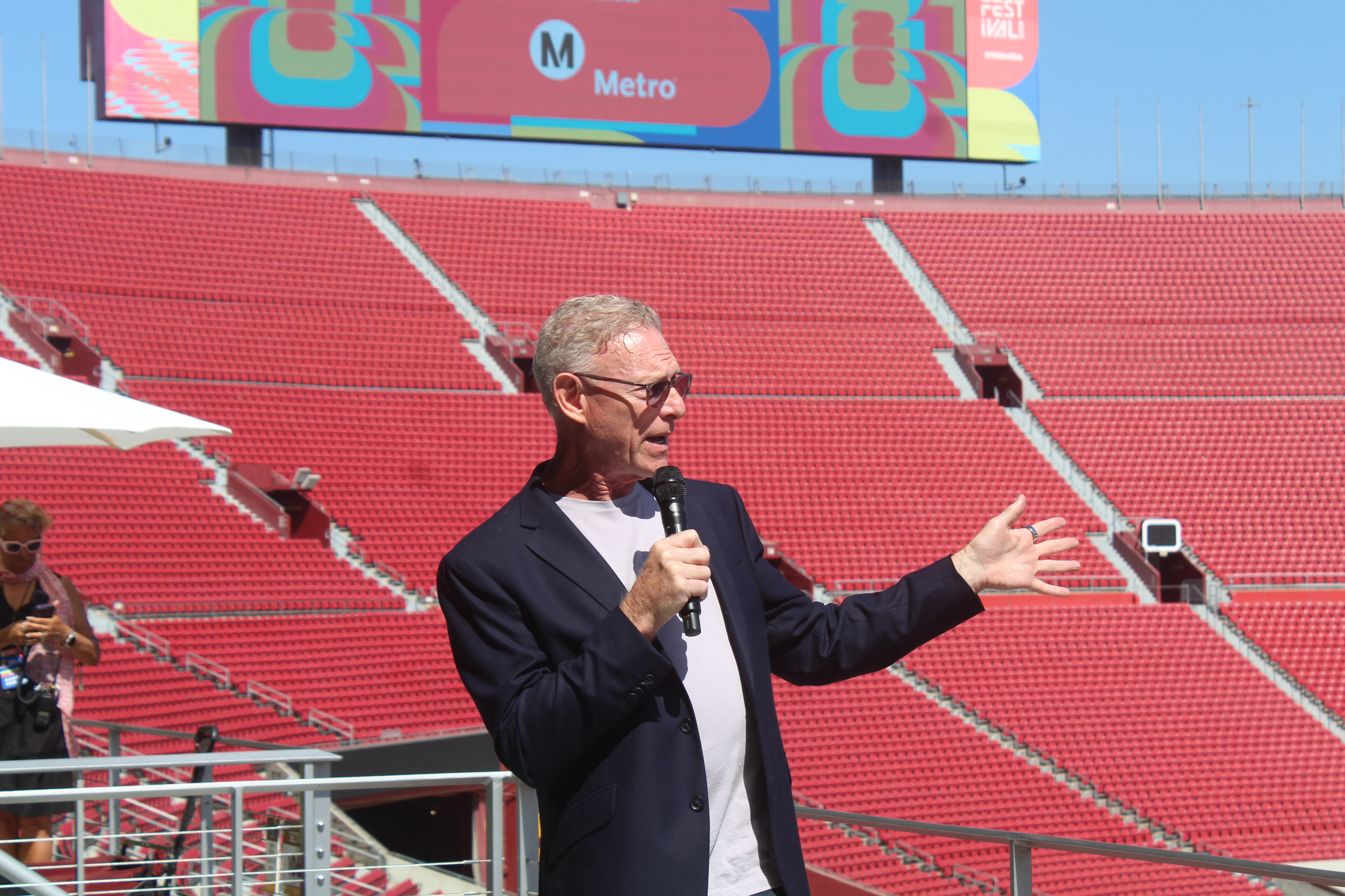 Gary Levitt, president of Sequoia Productions, at the FIFA Fan...