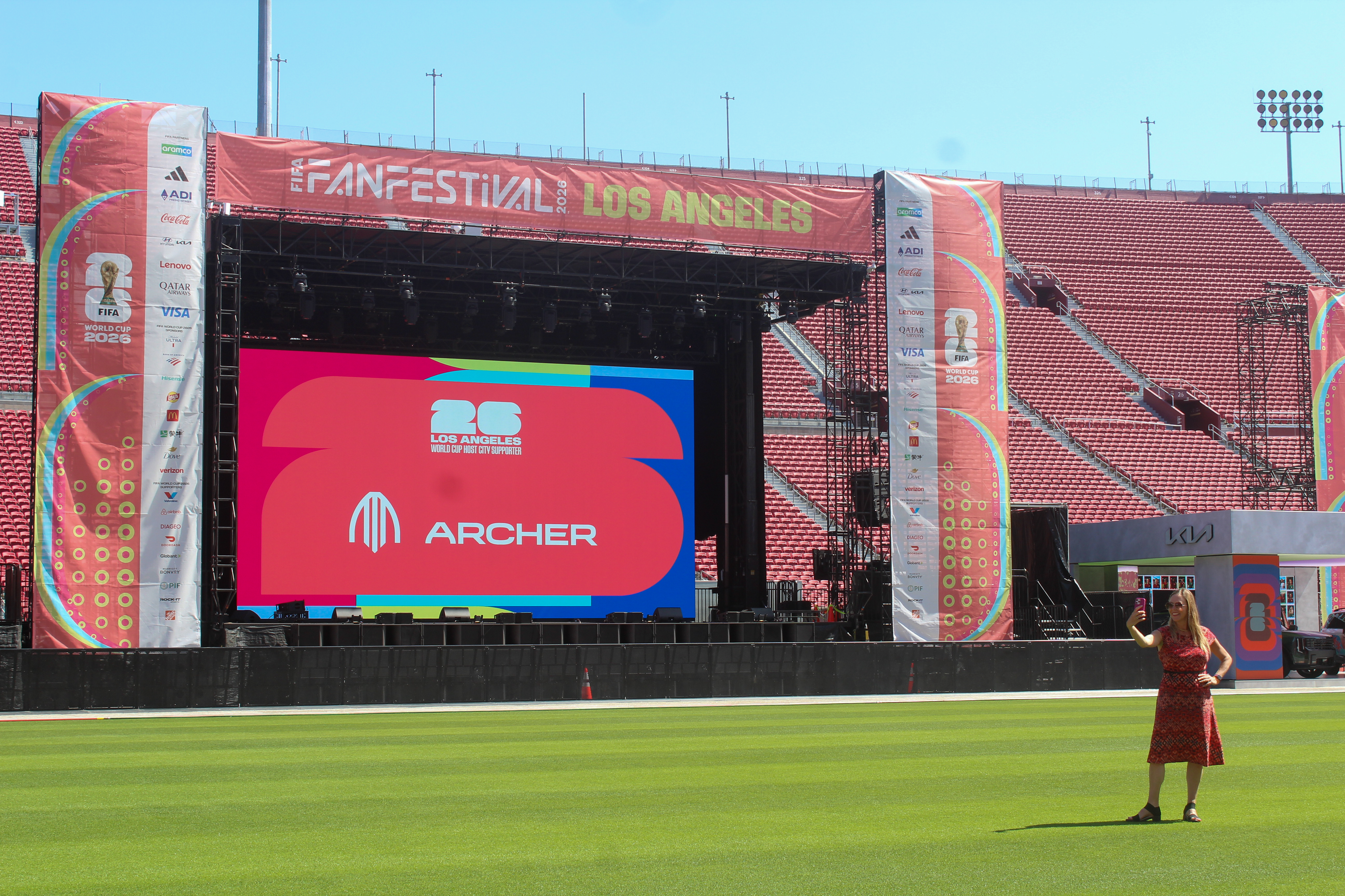The FIFA Fan Festival will take place at the Los...