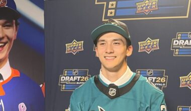 Lin on Practicing With Celebrini, Hanging With Buble, Representing Asians in Hockey