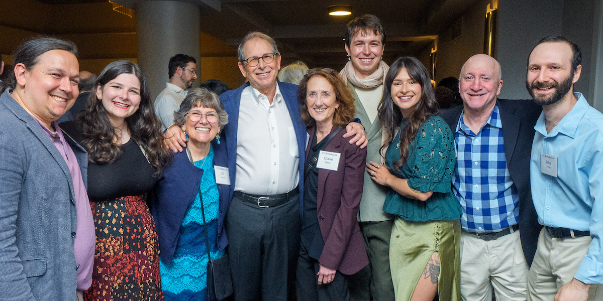 Menell family  posing