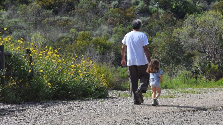 San Diego residents sought outdoor activity at Mission Trails Regional Park.